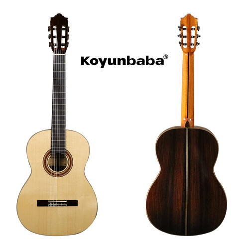 KC-R168S  39寸全单古典吉他　欧洲云杉+印度玫瑰木